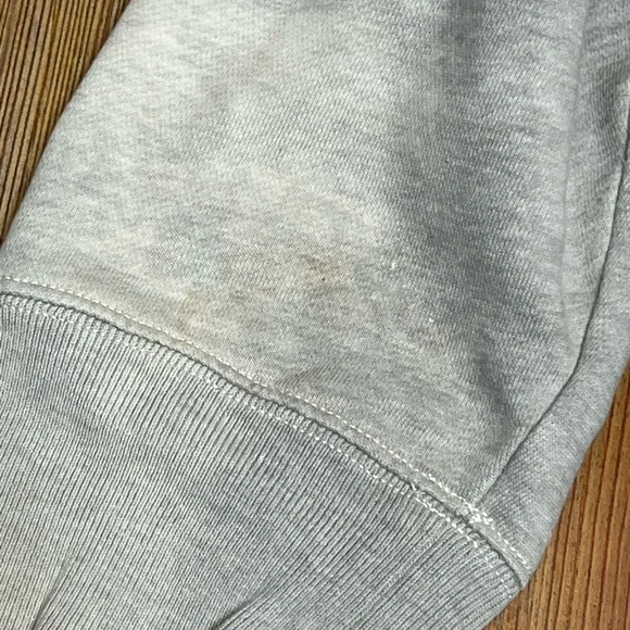 Vintage Polo Ralph Lauren Jeans Co Spell out Gray Sweatshirt Size XXL with Flaws - Picture 6 of 11